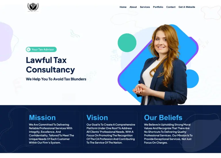 Tax Consultancy Website